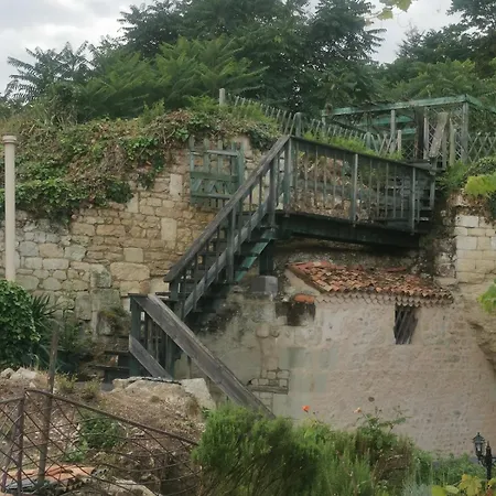 Maison Troglodyte Feriehus Saint-Leger-de-Montbrillais